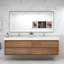 Base de meuble-lavabo mural 84 po Moreno avec plateau en acrylique renforcé Moreno-1505240174