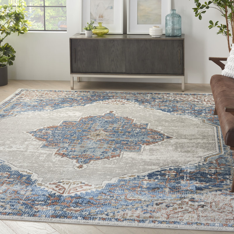 Tapis beige Freeda, Rectangle 7 pi 10 po x 9 pi 10 po