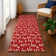 Premium Machine Washable Dockside AMF1814 HoHoHo Snowy Christmas Rug