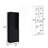 Riner Multistotage 67" H With 5-Tier Storage Shelves And 2 Doors, Black-880957183