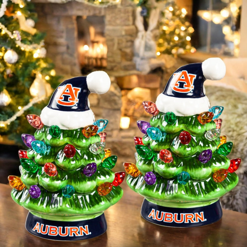 Mini arbre de Noël de table 4 po à DEL, Université Auburn