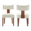 Upholstered Solid Wood Dining Chair Side Chair-793518165