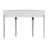 Antique White Console Table With Spacious Interior & Drawers Minimalist Table, Vertical Stripe Design, Ample Storage Space-1933433735