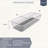 1.77" H x 4" W x 9" D Multi-Purpose Drawer Organizer