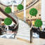 Cryal 19.5'' Faux Flowering Topiary