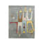 Mid Century Modern Hand Knotted Geometric Area Rug-805579815