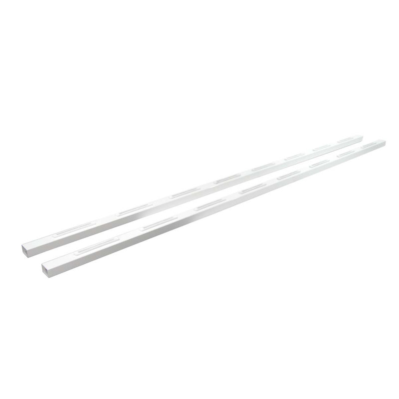Ensemble de tiges d'escalier 72 "Fortress Pure View, Blanc