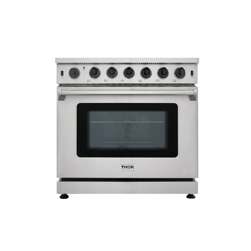 Thor Kitchen 36" 6 Cubic Feet Free Standing Range