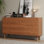 Solid wood carving decoration storage cabinet