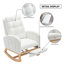 Accent Rocking Chair With Footrest