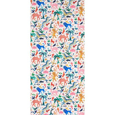 Papier peint Schumacher x Happy Menocal Beasts