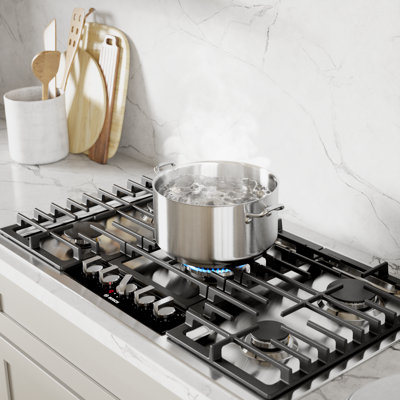 Benchmark,36' Gas Cooktop,5 Burner,SS