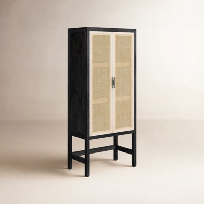Boudreau Solid Wood Storage Cabinet