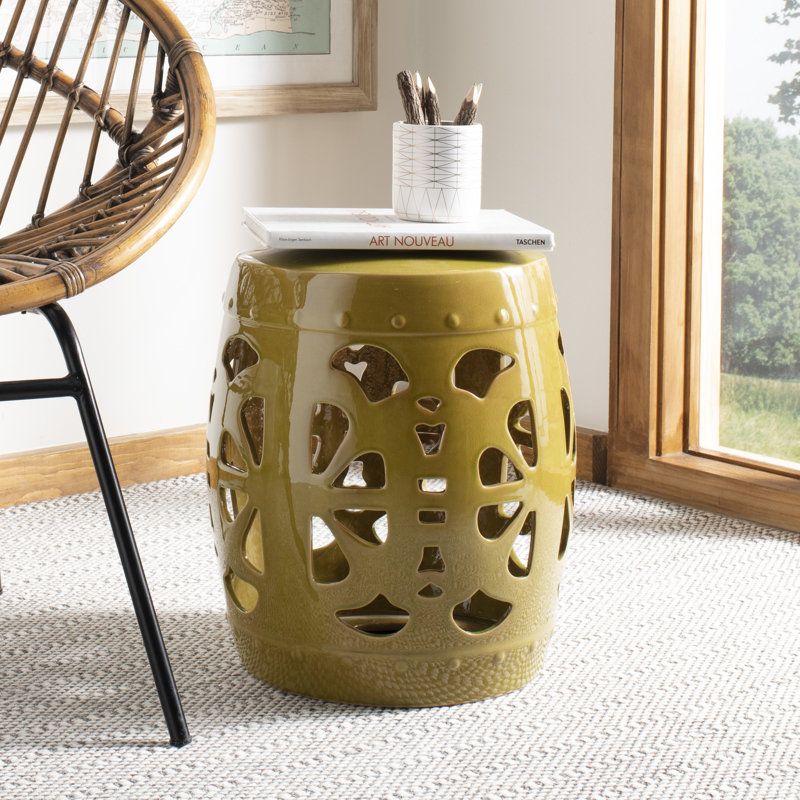 Tabouret de jardin Ceramic, Vert printemps