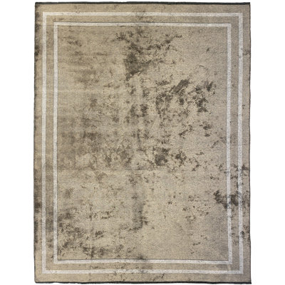 Rapture Abstract Cotton Brown Area Rug