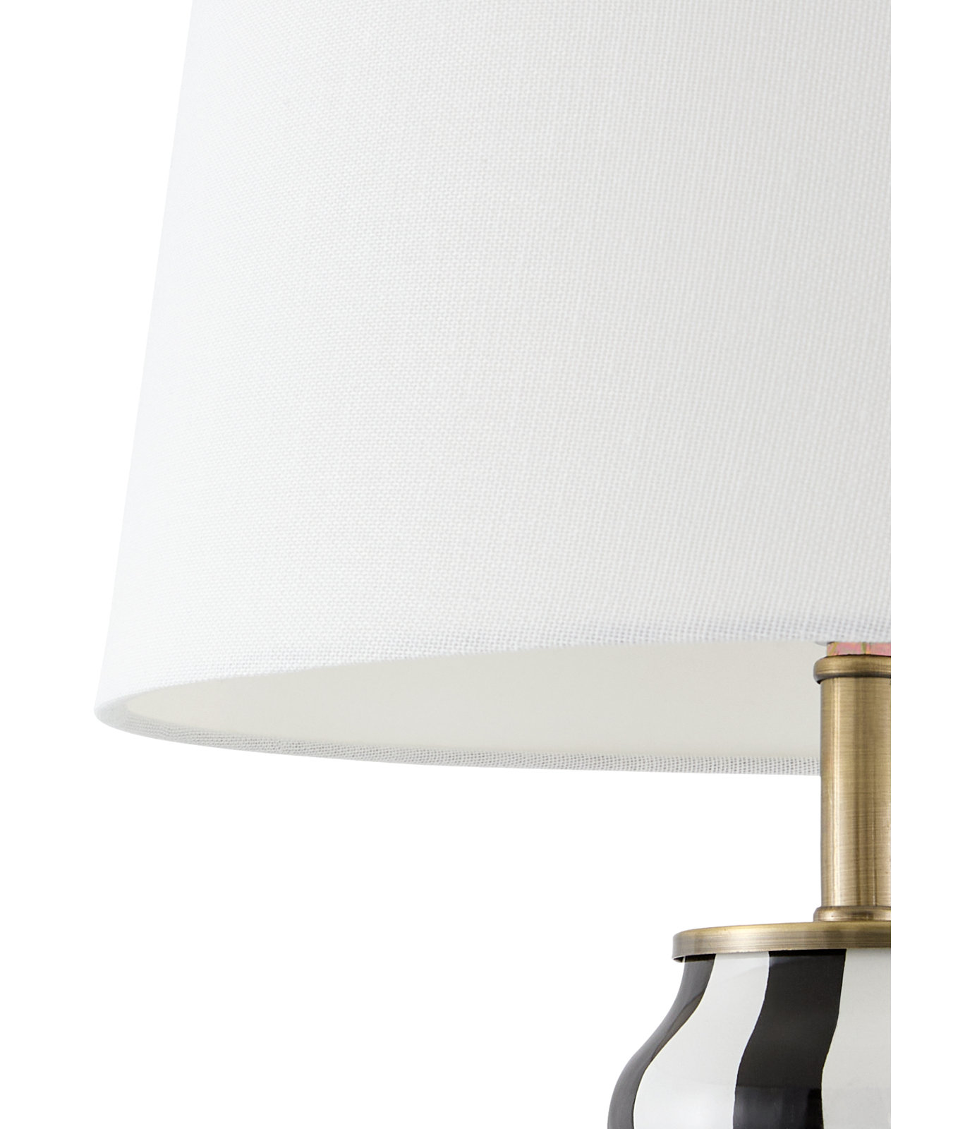 Samp Ceramic Table Lamp, Black