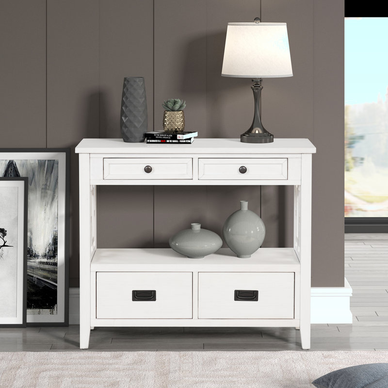 Console 36 po Bhakta, Blanc