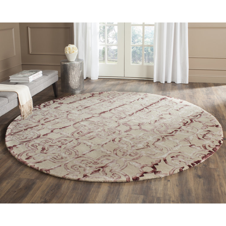 Lumsden Hand Tufted Wool Geometric Rug