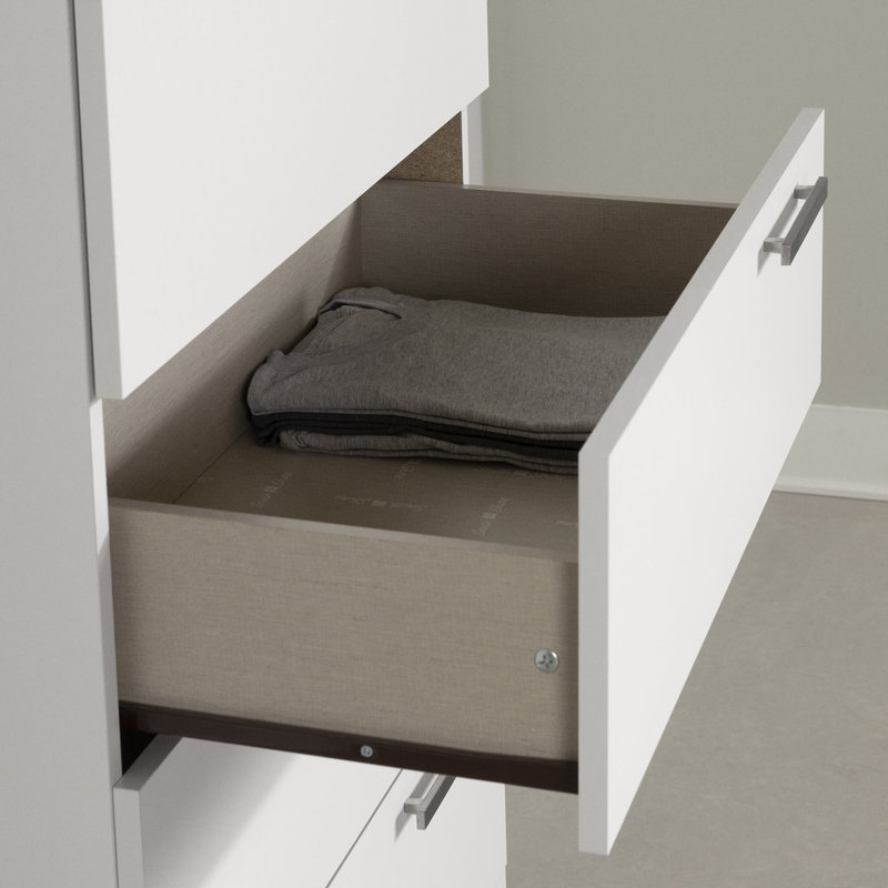 Cavalleri 29'' W 5 - Drawer Dresser, Pure White