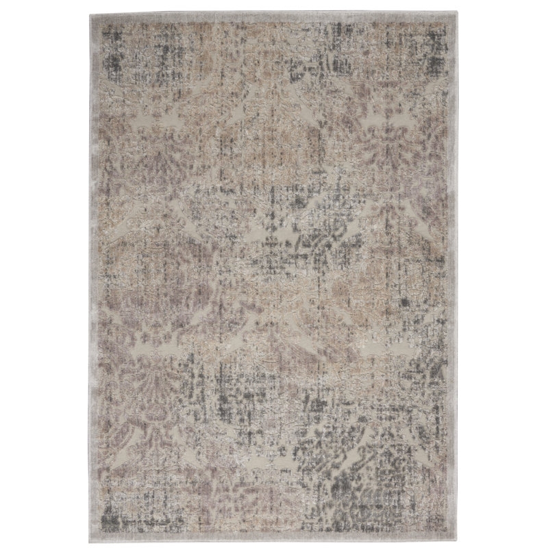 Tapis gris Marty, Rectangle 5 pi 3 po x 7 pi 5 po