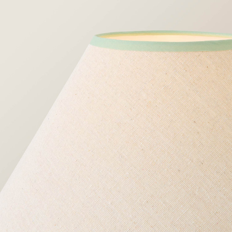 Bobbles 144cm Traditional Floor Lamp, Cream/Green, Cream