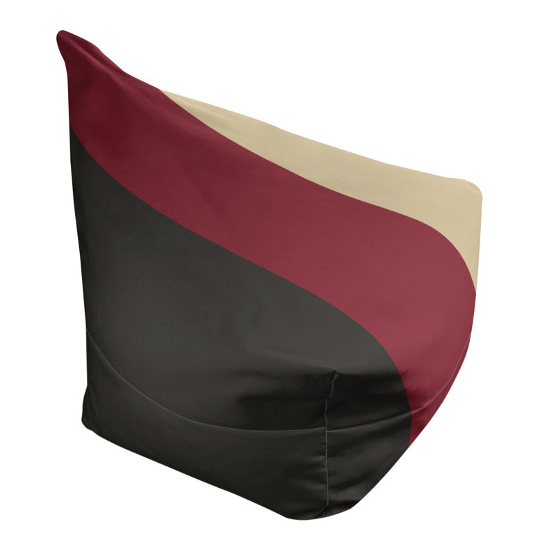 Sac de pois classique, H 30 po x l 27 po x P 27 po, Noir / rouge brique / sable du désert