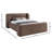 Modena Jadeth Chenille Fabric Bed-538958235-538958236