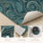 Swirl Pattern Non-Slip Washable Kitchen Mats
