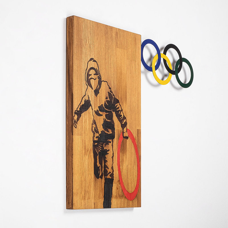 Décoration murale en bois