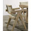 Chaise avec accoudoirs de salle à manger de style contemporain, 2 pièces, dossier massif, revêtement en bois d'hévéa, placage de chêne-258713506
