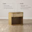 Table de chevet moderne en rotin avec 1 tiroir-1103425839