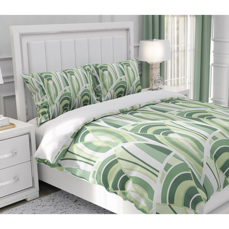 Abstract Duvet Cover, King Duvet Cover + 2 King Shams