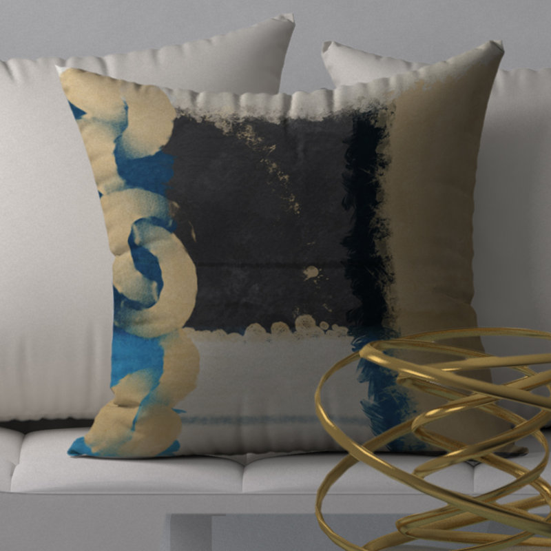 Housse de coussin décorative carrée, 24 po x 24 po