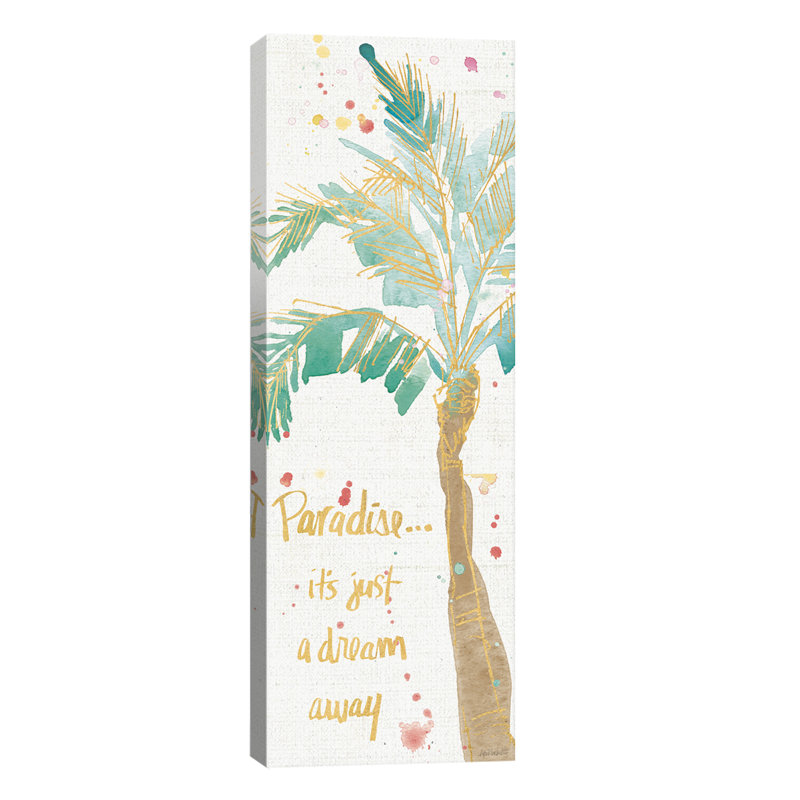 Flamingo Fever Ix by Anne Tavoletti - Wrapped Canvas Panoramic Painting, 30.48 cm H x 91.44 cm W x 3.175 cm D