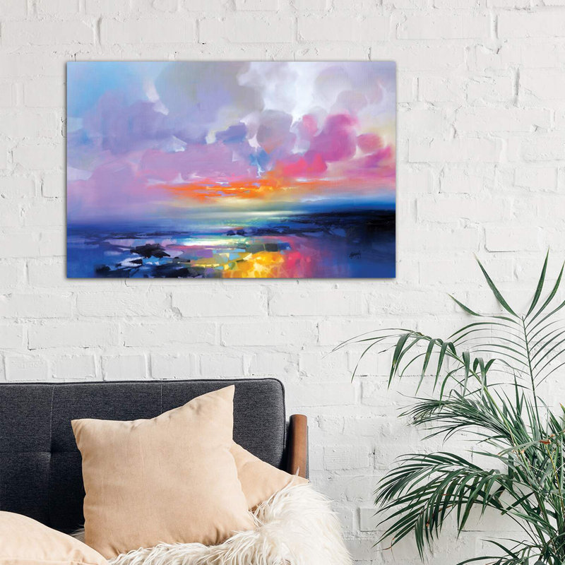Fractal Reflections by Scott Naismith - Wrapped Canvas Painting, 101.6 cm H x 66.04 cm W x 3.175 cm D