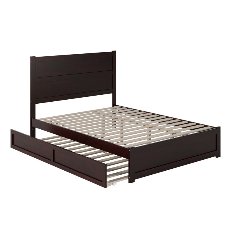 Lit gigogne en bois massif Ivor, Grand, Espresso