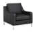 Cuir véritable noir sélectionné