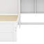 Wooden Platform Bed with Desk, Wardrobe, Storage Cabinets, Drawers & Shelves-2031304541