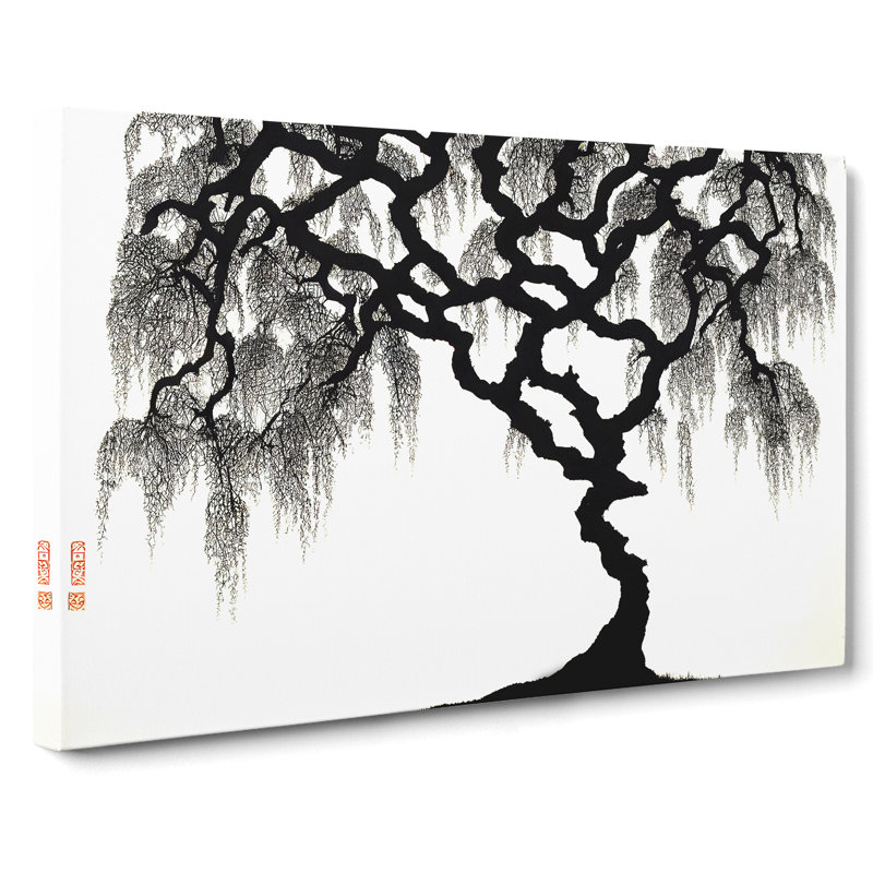 Resplendent Weeping Willow Tree - Wrapped Canvas, 35cm H x 50cm W x 3cm D