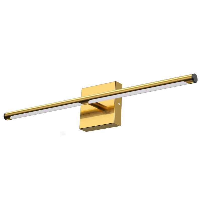 Luminaire de salle de bain pour salle de bain, barre d'éclairage de salle de bain à DEL à intensité variable de 24 po, applique murale minimaliste moderne blanc chaud de 18 W et 3 500 K pour le couloir de la chambre à coucher à miroir 