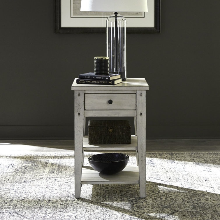 Laron End Table With Storage