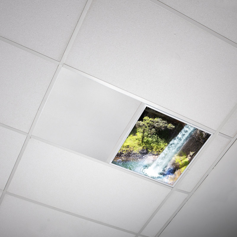Waterfall Square Fixture Component Ceiling Light