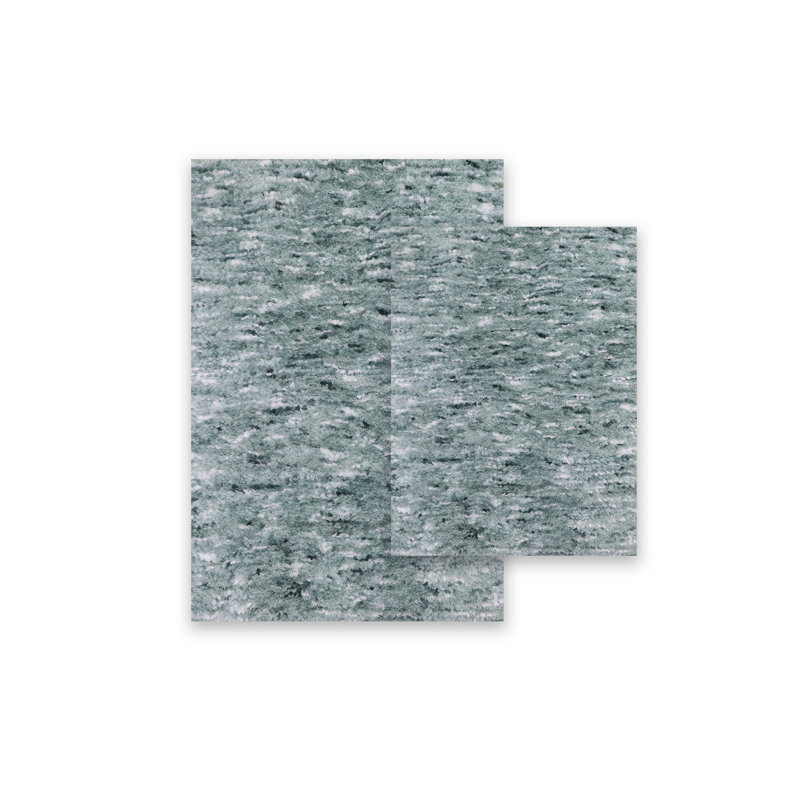 Ensemble de tapis de bain 100% microfibre de polyester Cloud, tapis de bain antidérapant et absorbant l'eau - ensemble de 2 pièces