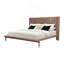 Lit plateforme Tranquility, assemblage minimal, finition noyer-1627453879