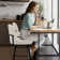 Modern Counter Height Bar Stools Set of 2, 28 Inch Sherpa Boucle Upholstered Bar Stools with Back, 18" Seat Wide Island Stools with Black Metal Frame for Kitchen Counter/Breakfast Bar