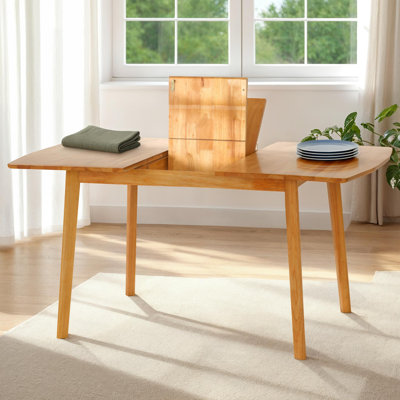 Stanleytown Extendable Solid Wood Dining Table
