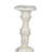 Jewa Vintage Pillar Candle Holder, 25 Inch Distressed White Magnesia