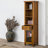 Yarissa Freestanding Multifunctional Linen Accent Storage Cabinet with Glass Doors and Adjustable Shelf