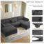 Canapé modulaire en velours côtelé Maelina -107665275-107665277