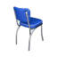 Chaise de salle à manger rembourrée rétro-18734060